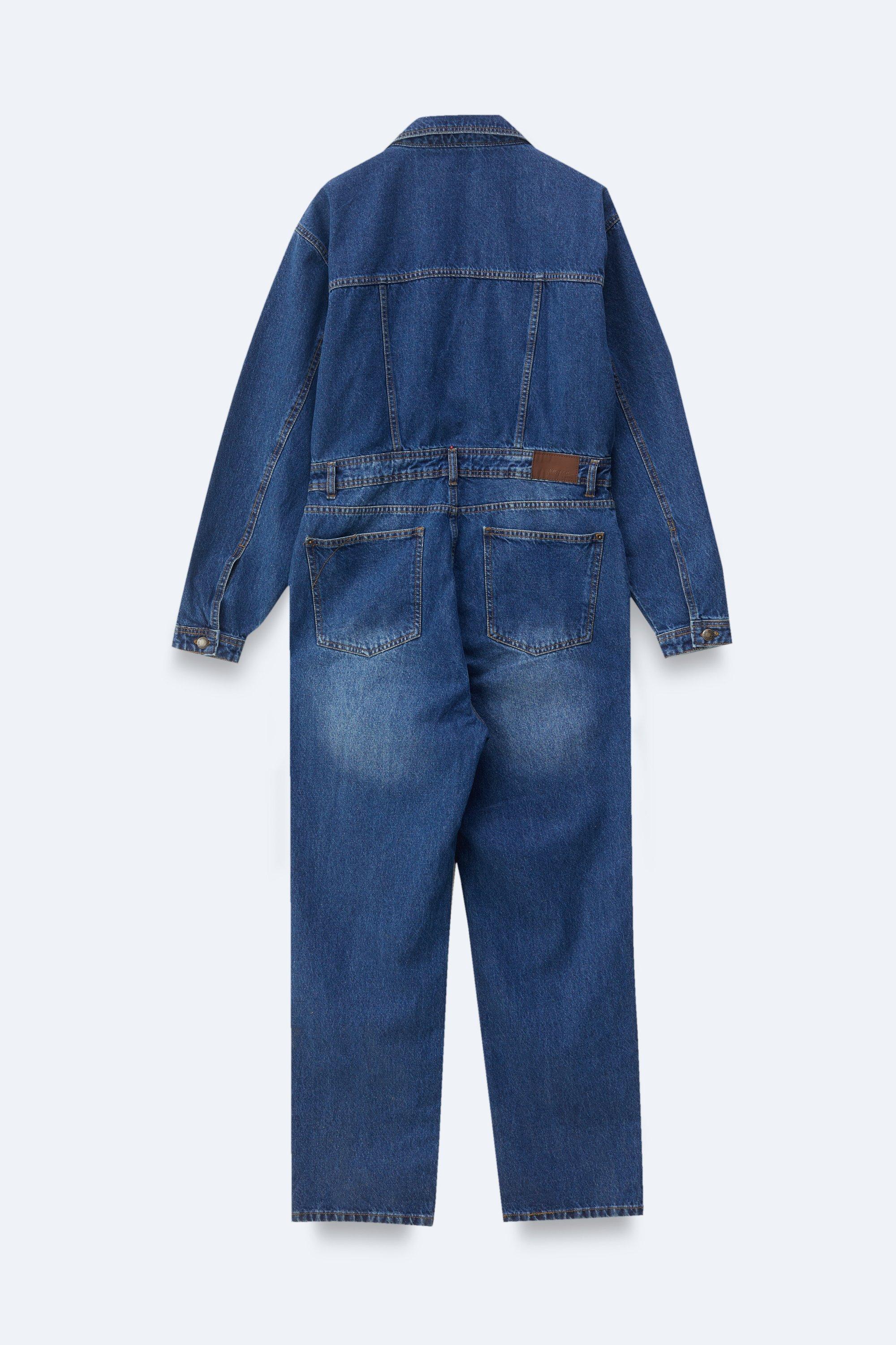 Denim boiler suit plus 2024 size